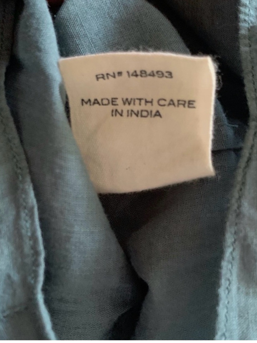 DOEN RARE MINA RUFFLE BLOUSE SZ.MEDIUM NOUVEAU BLUE EXCELLENT CONDITION FIRM - Picture 8 of 10